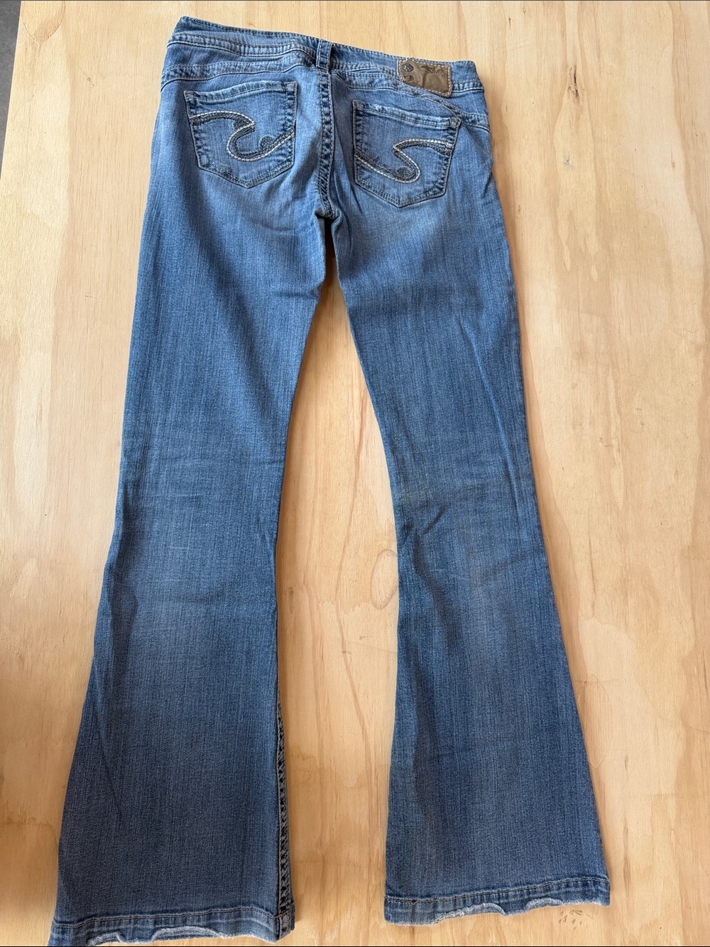 Silver Jeans Blue Flare Wide-Leg Jeans